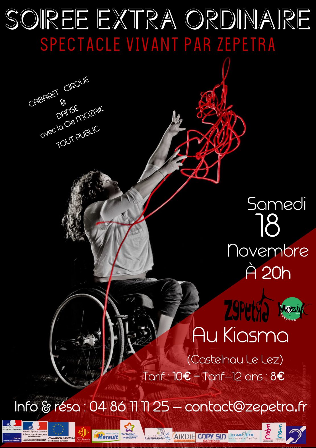 Visuel Mozaik Handi Danse&nbsp;: Spectacle Vivant  &#8211; Soirée EXTRA ORDINAIRE