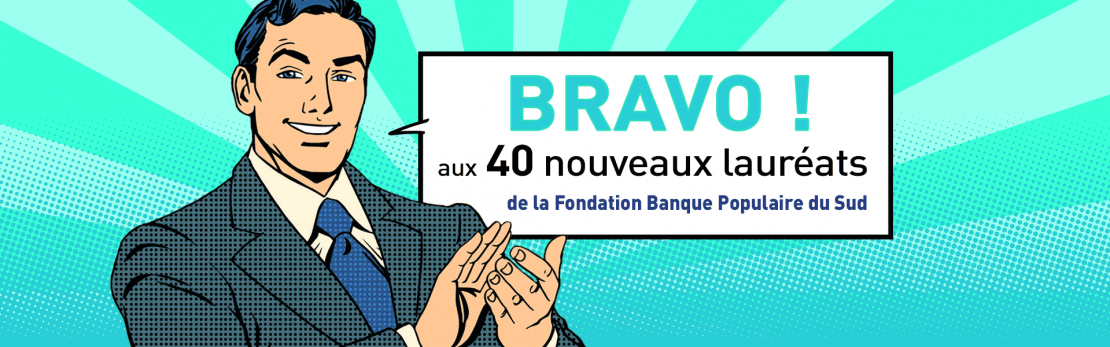 Visuel Bravo aux 40 nouveaux lauréats