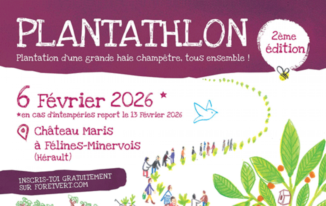 Visuel L’association ForêtVert, vous invite à venir planter une haie champêtre